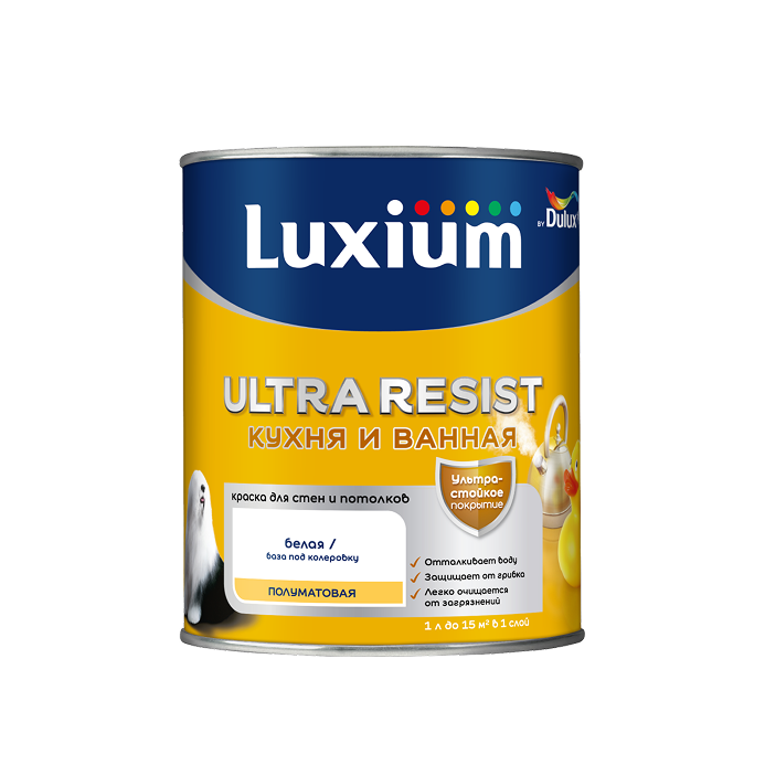 Ultra Resist Кухня и Ванная Полуматовая